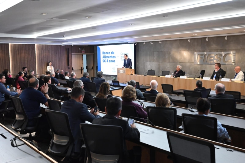 Banco de Alimentos de SC celebra quatro anos de fundação em evento na FIESC