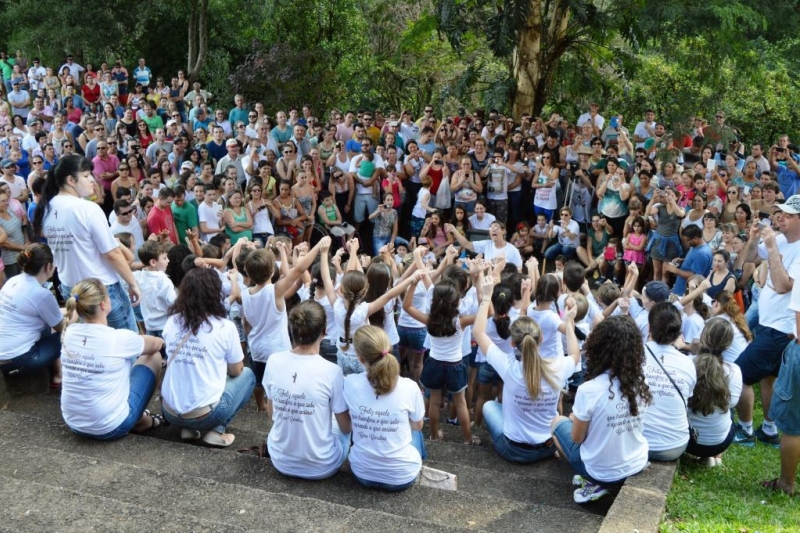 Atividade realizada em Luzerna no ano passado, na primeira edição do evento. Foto: Aline Andres