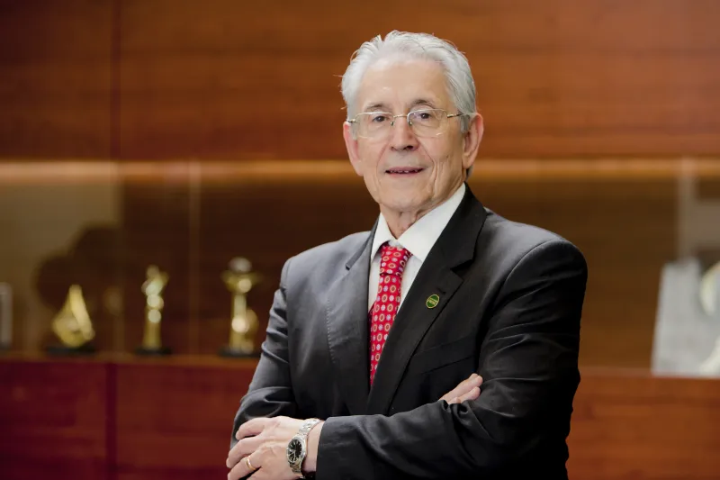 Presidente da FIESC, Glauco José Côrte (foto: Fernando Willadino)