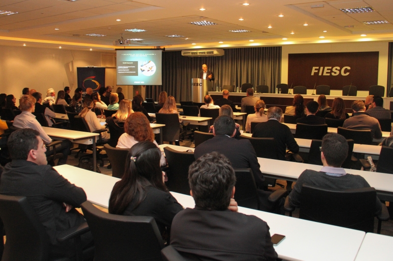 Evento foi realizado na sede da FIESC, em Florianópolis (Foto: Filipe Scotti)